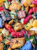 Verduras al horno con especias