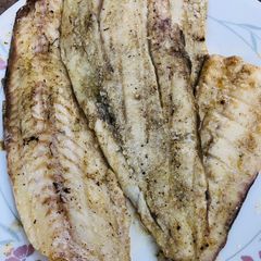 A picture of Fresh Grilled Lemon 🍋 Pepper Fluke 🐠.
