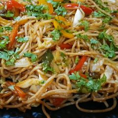 A picture of Veg Chilli Garlic Noodles.