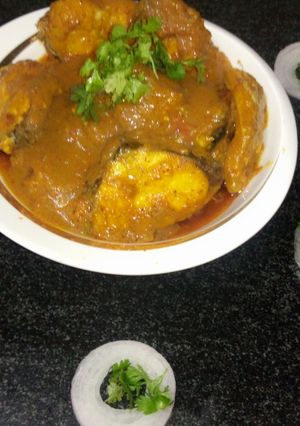A picture of Fish Korma.