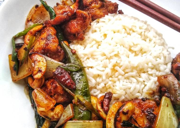 Recipe of Any-night-of-the-week Thai Inspired Cashew Chicken With Chilli