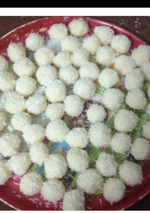 صورة لوصفة كرات جوز هند