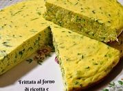 Una foto di frittata di verdure