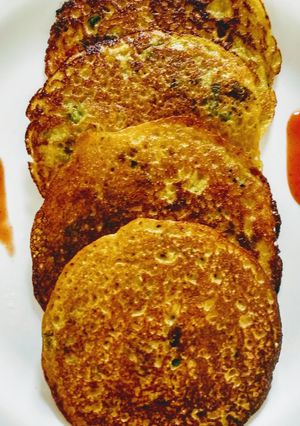 A picture of Mix veggies Chilla.