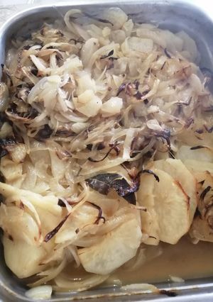 Φωτογραφία της συνταγής Πατάτες Λυόν. Pommes Lyonnaise