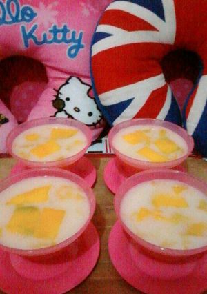 Foto resep Lemonade mango pudding