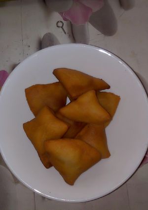 A picture of Crispy mandazi.