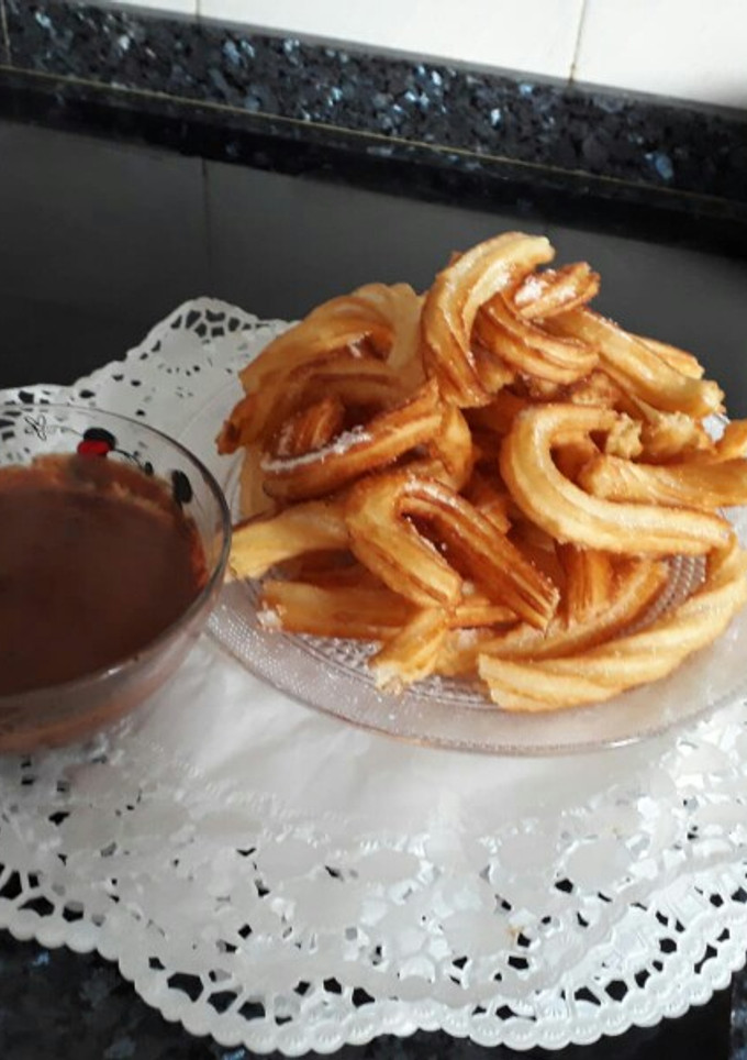 Una foto de Chocolate con churros