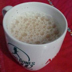 A picture of Teh Tarik (Malaysian Tea).