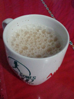 A picture of Teh Tarik (Malaysian Tea).