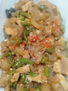 Foto resep Tumis Kikil tempe pedas