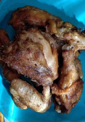 Foto resep Ayam goreng bumbu kuning satset