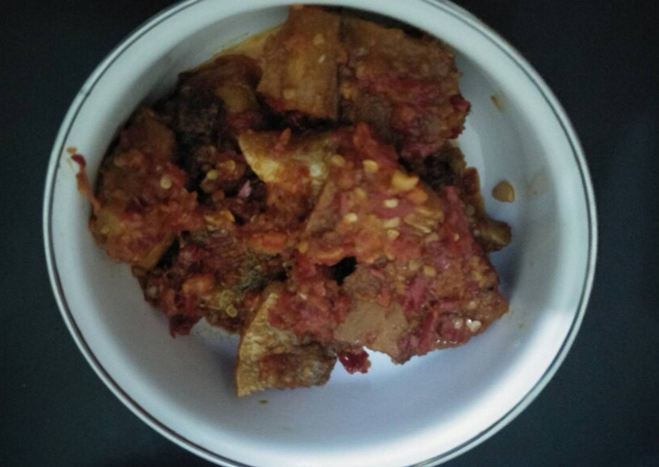 Ikan jambal roti balado