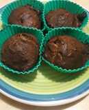Mini brownies de Nutella de 3 ingredientes