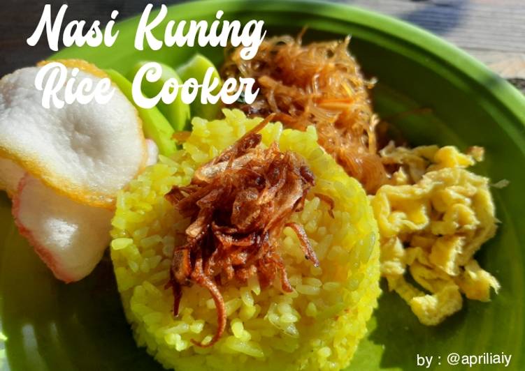 Resep Nasi kuning rice cooker Anti Gagal