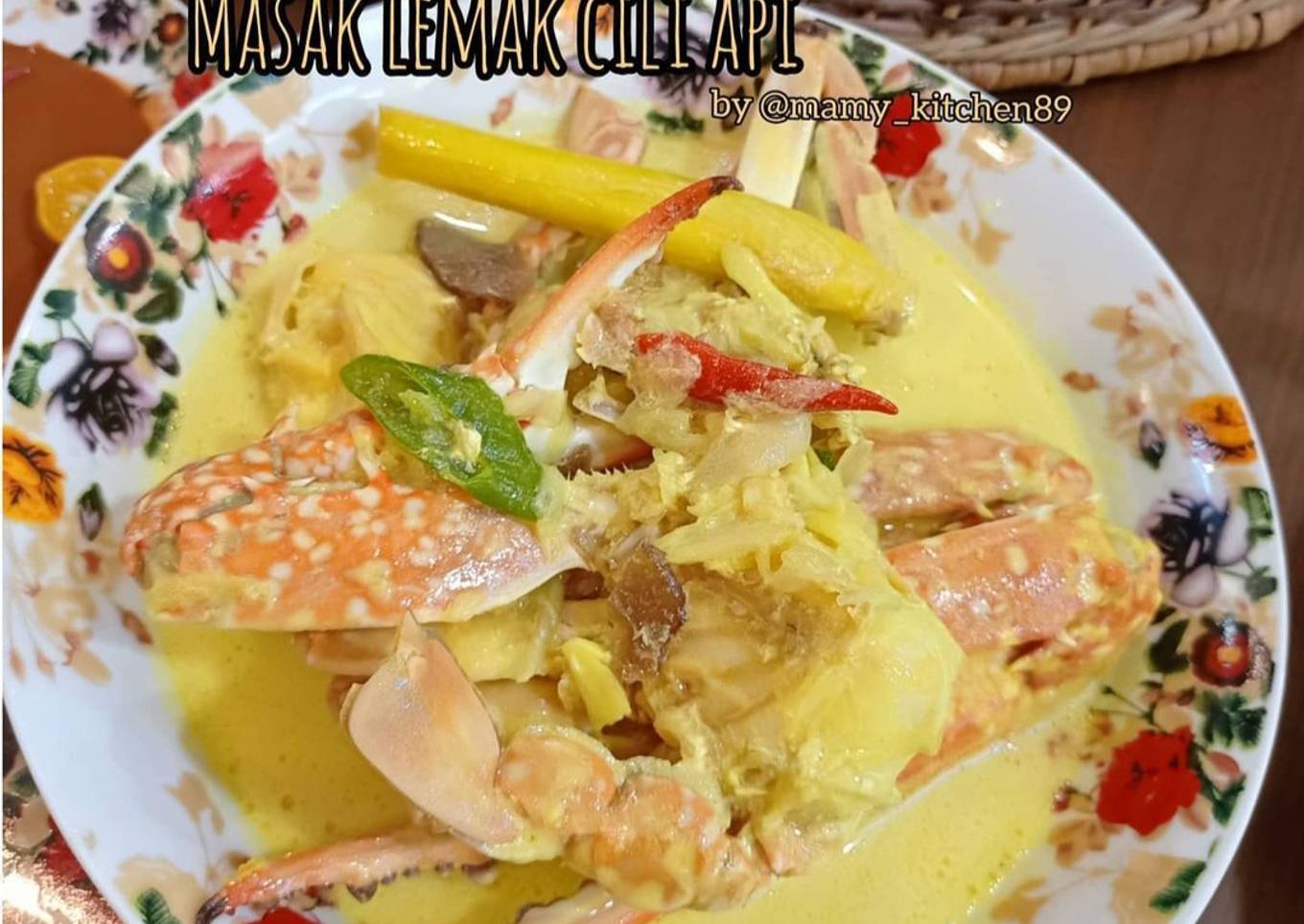 Resepi Ketam Masak Lemak Cili Api Yang Lezat Sekali Dan Mudah Resepi