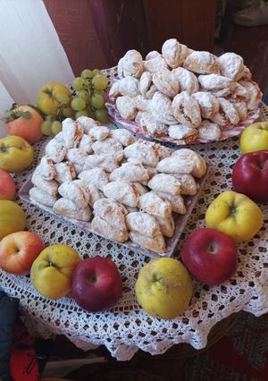 O poză a rețetei Cornulețe fulg de nea.