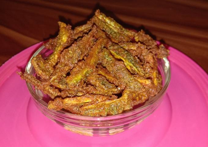 Crispy Bitter gourd finger chips