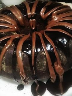 صورة لوصفة كيكة الكاكاو الهشة 😋😋