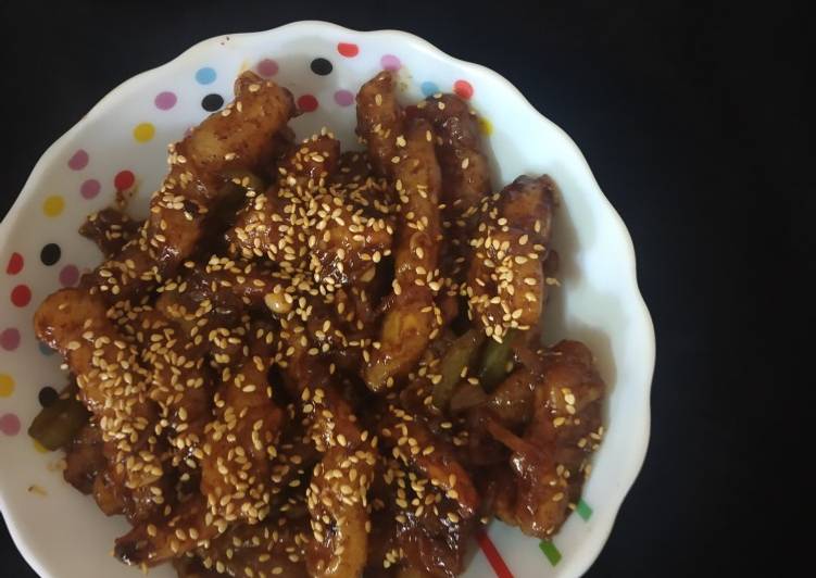 How to Prepare Ultimate Honey chilli potato