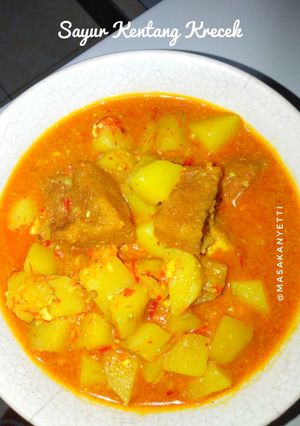 Foto resep Sayur Kentang Krecek Santan