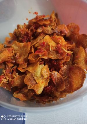 Foto resep Keripik Kentang Pedas dan Gurih