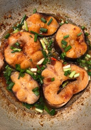 Hình của món Cá lăng kho.
