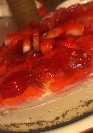 Tejfölös torta eperrel 😉 recept fotója