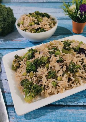 A picture of Broccoli Rice.