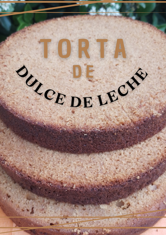 Una foto de Torta de dulce de leche