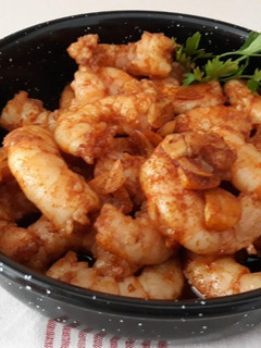 Una foto de Gambas al pil pil