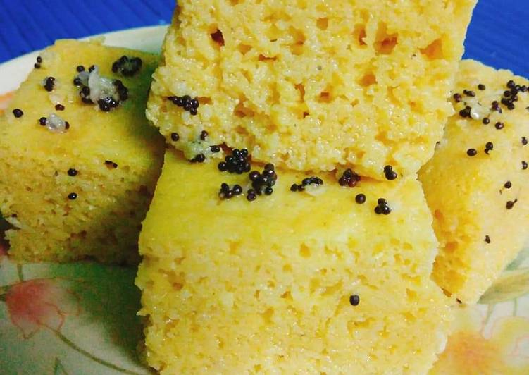 Simple Way to Make Ultimate Gujurati Khaman Dhokla