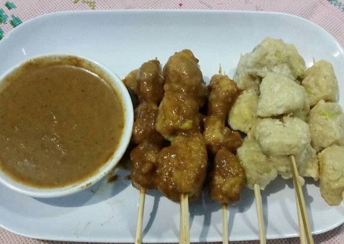 Resep Sate Bakso Tahu Oleh Bunda Bagus Cookpad