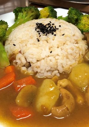 【零失敗】蘑菇腰果咖哩飯 的食譜成品照片