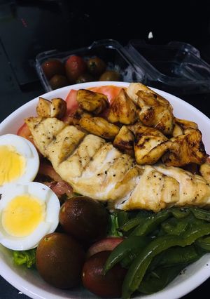 Hình của món Salad Ức Gà Eatclean.