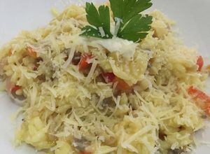 Una foto de Risotto funghi