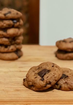 Foto resep Vegan Chocolate Chip Cookies