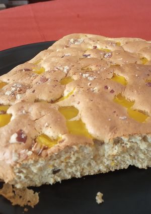 Una foto de Pan de queso crema con piña