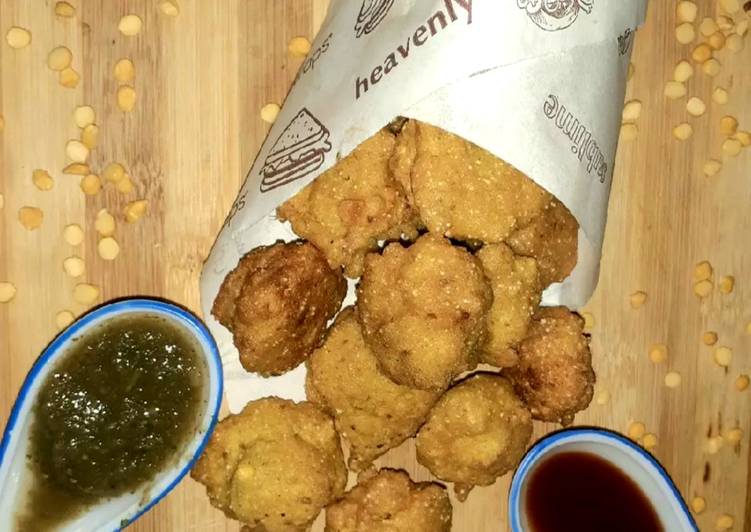 Simple Way to Make Quick Bengal gram fritters