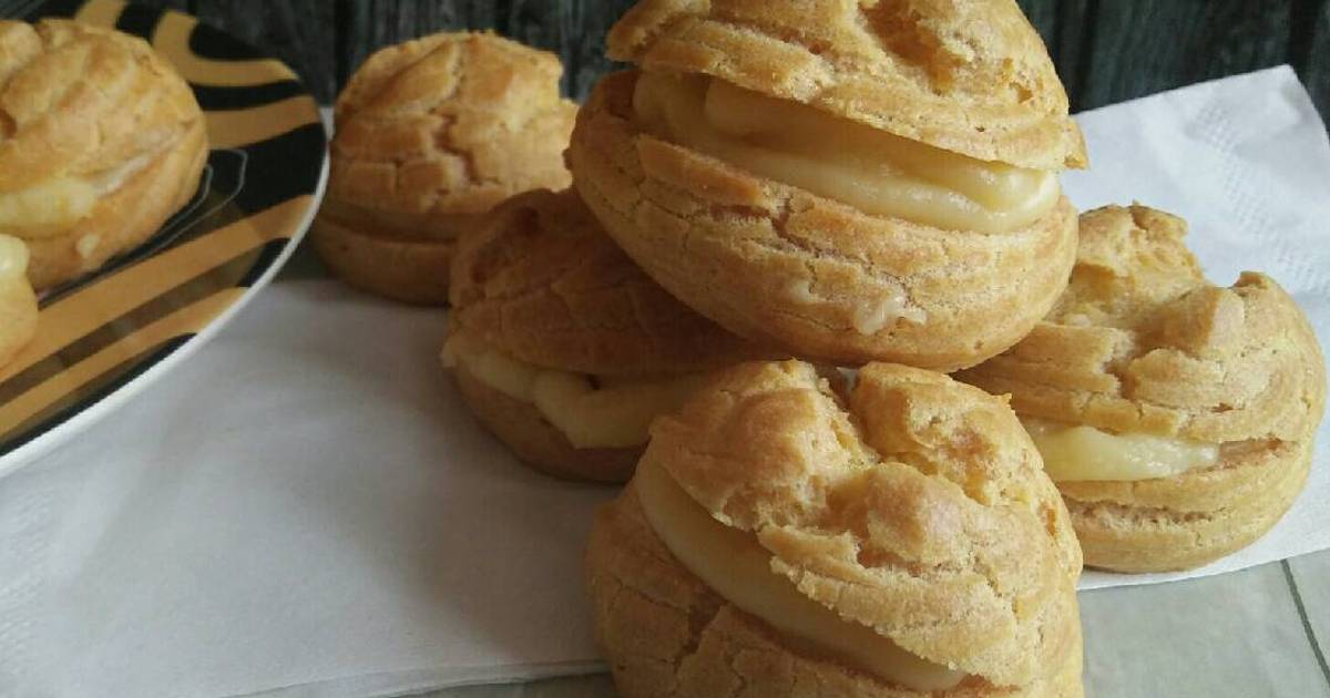 Resep Choux Pastry Aka Kue Sus Vla Vanilla Oleh Enchaas Mommy Cookpad