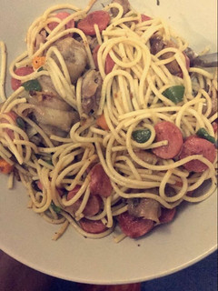 A picture of Spaghetti stir fry.