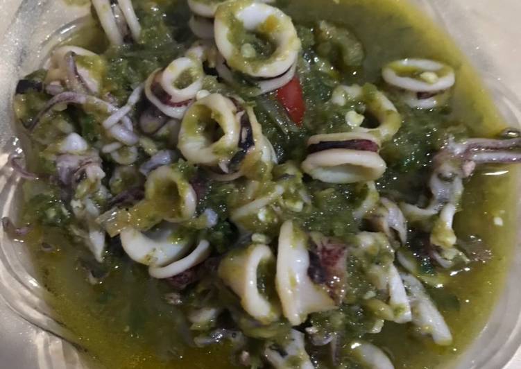 Resep Tumis Cumi Cabe Ijo🦑 yang sempurna