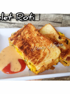 Foto resep Omelet Roti