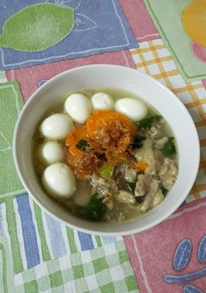 Foto resep Sup lemak, daging sapi, telor puyuh #ketopad_cp_anekasoap