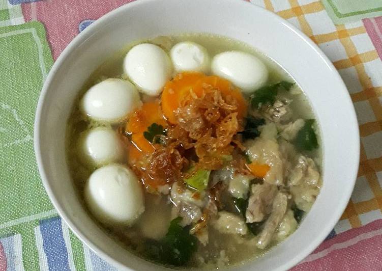 Resep Sup lemak, daging sapi, telor puyuh #ketopad_cp_anekasoap Yang Lezat
