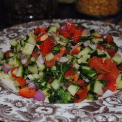 A picture of Choban salati (Shepherd's salad).