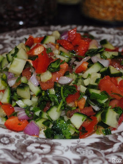 A picture of Choban salati (Shepherd's salad).