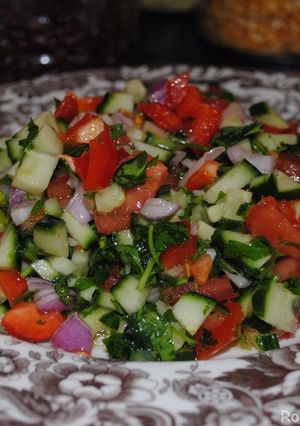 A picture of Choban salati (Shepherd's salad).