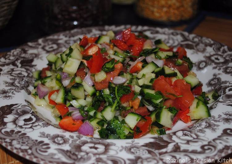 Choban salati (Shepherd's salad)