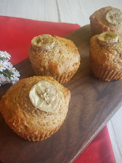 A picture of Banana Bread Muffins.